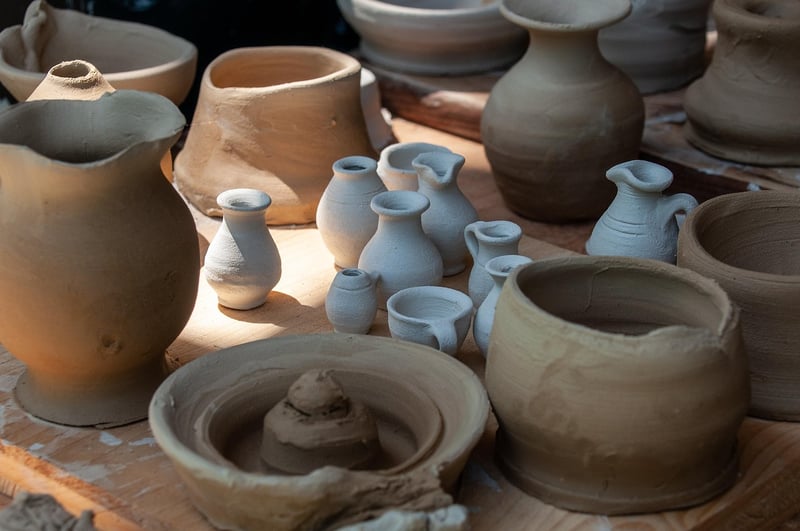 Leaf-Imprinted Clay Dish